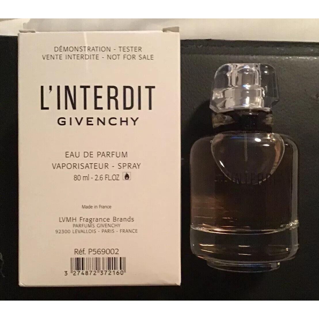 Givenchy L`interdit Eau De Parfum Spray 2.6 oz T