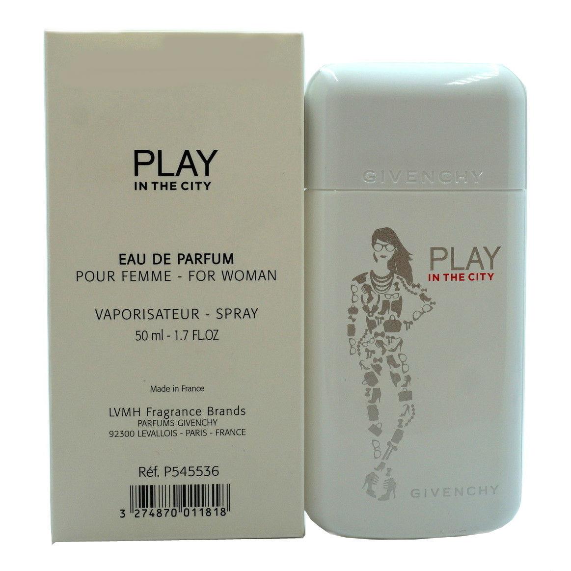 Play IN The City BY Givenchy For Women Eau DE Parfum Spray 50 ML / 1.7 Oz. T