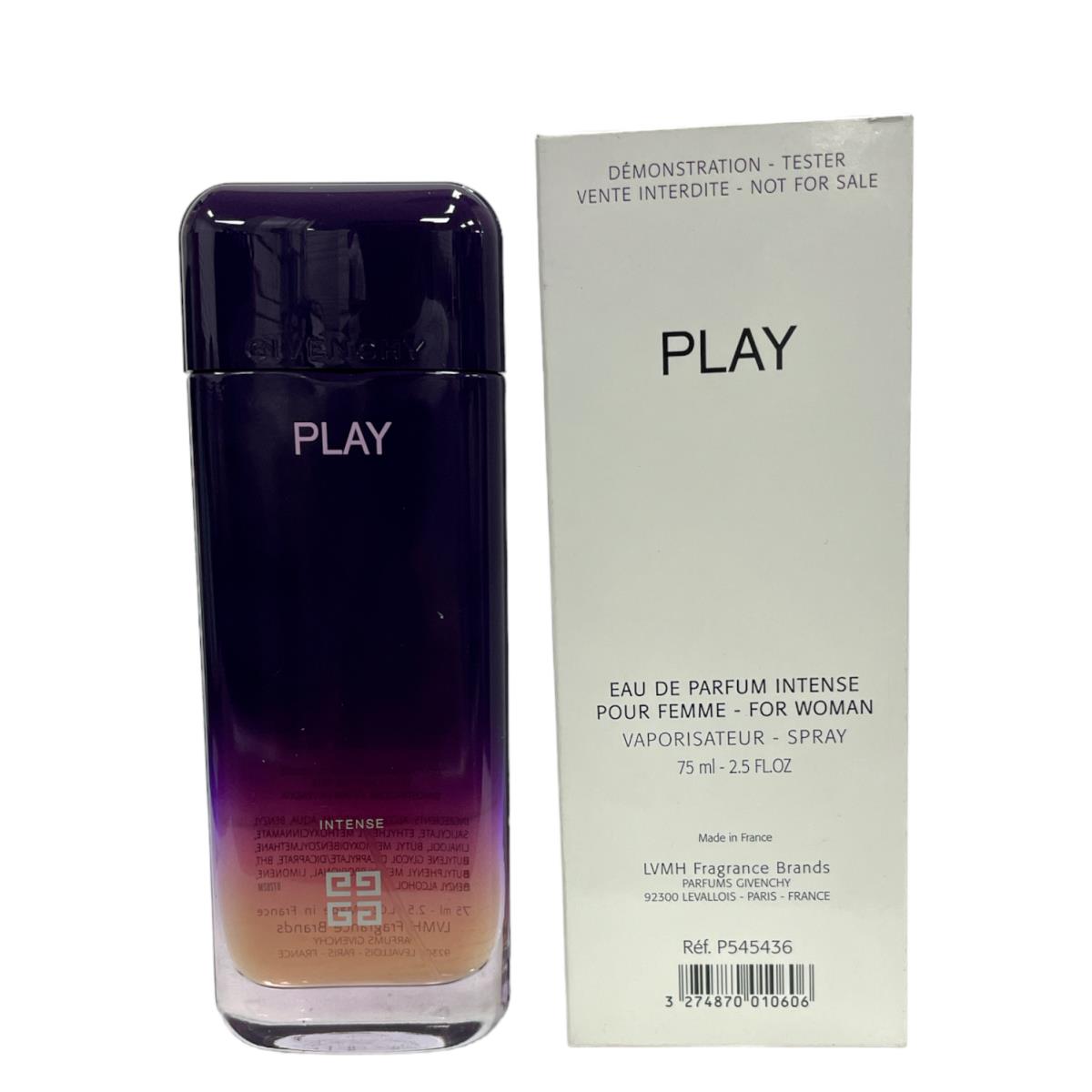 Givenchy Play Eau De Parfum Intense 75ml/2.5fl As Seen In Pictures