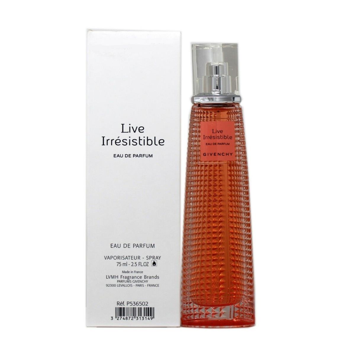 Givenchy Live Irresistible Eau DE Parfum Vaporisateur Spray 75 ML/2.5 Fl.oz. T