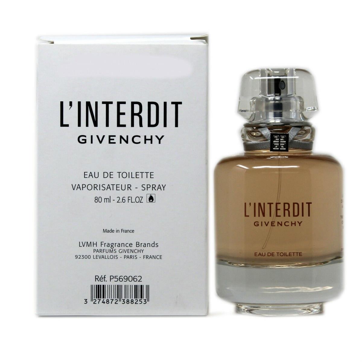 Givenchy L`interdit Eau DE Toilette Spray 80 ML/2.6 Fl.oz. T