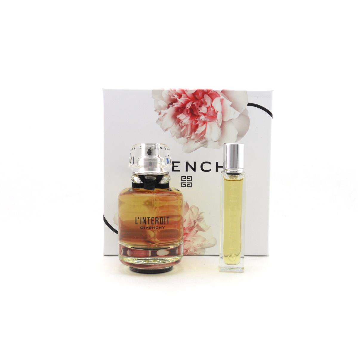 Givenchy L`interdit 1.7 oz Edp Spray + 0.42 oz Edp Spray Women`s Set