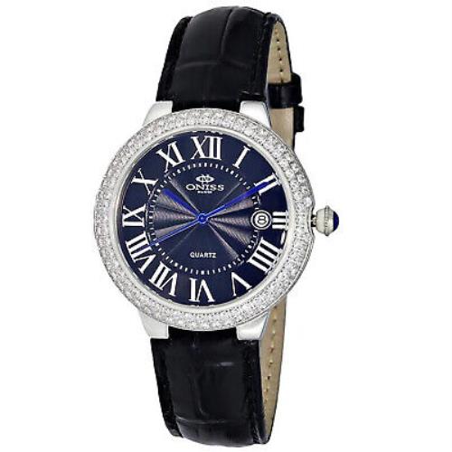Oniss Women`s Glam Black Dial Watch - ON3322-LBK
