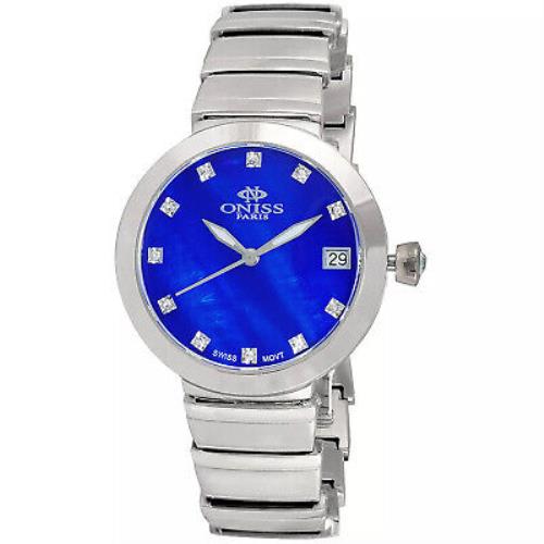 Oniss Women`s Prima Blue Dial Watch - ON5559-40_IPBU