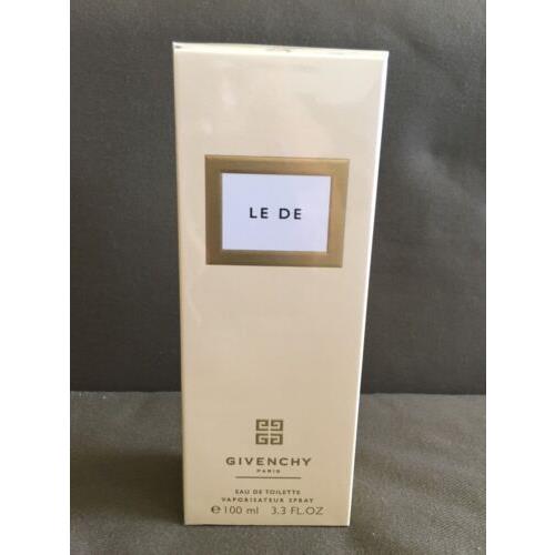 Le De by Givenchy For Women 3.3 FL OZ Edt