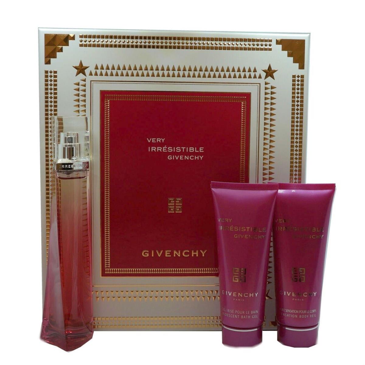 Givenchy Very Irresistible 3PC Gift Set Sensual Eau DE Toilette 50ML NIB-P135351