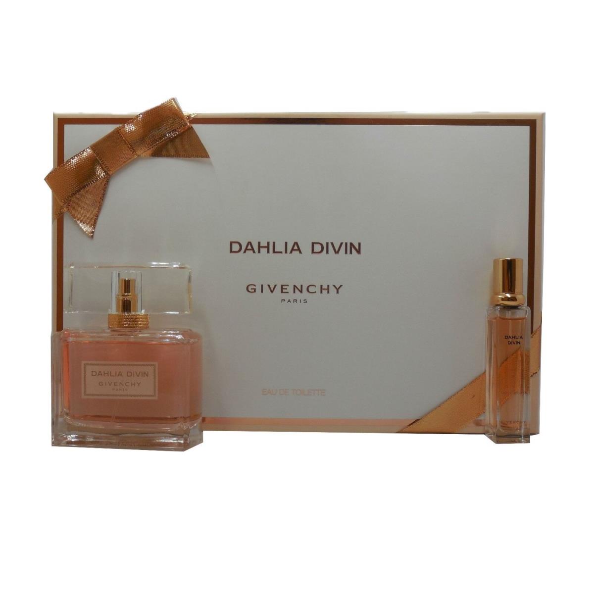 Givenchy Dahlia Divin 2 Piece Gift Set Eau DE Toilette Spray 75ML NIB-P146358