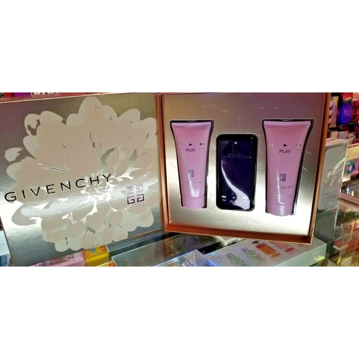 Givenchy Play For Her by Givenchy 3PC Gift Set 1.7oz Eau De Parfum For Women