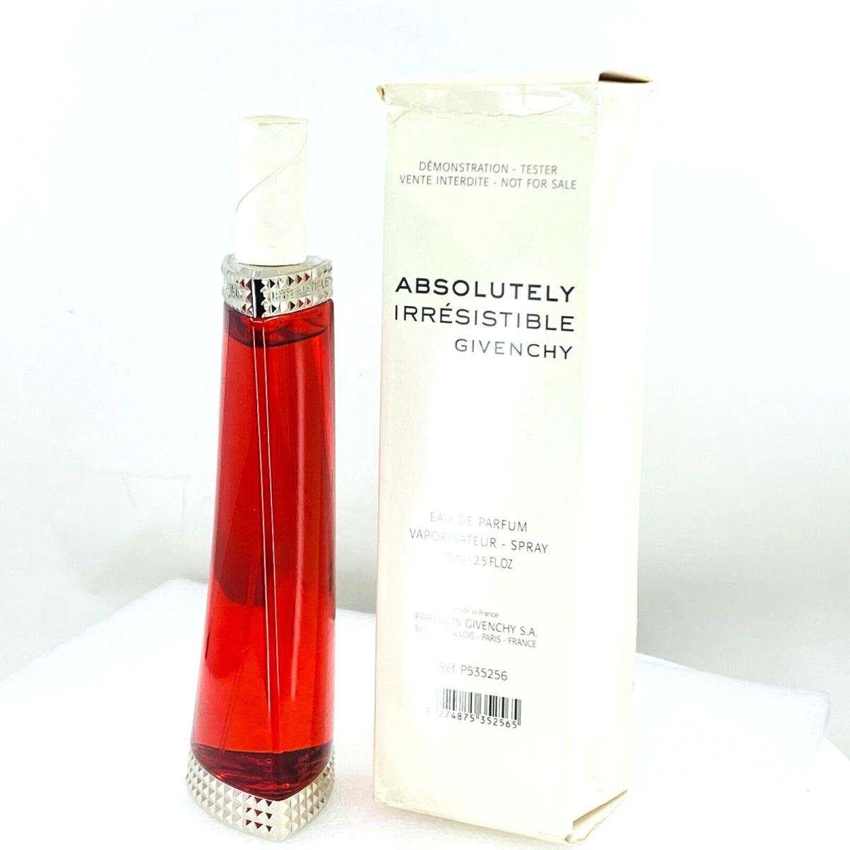 Absolutely Irresistible by Givenchy Edp Spray - 2.5oz - White Box NO Cap