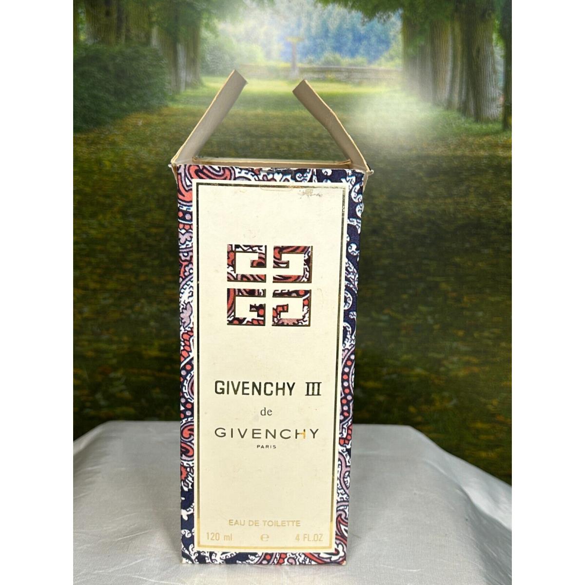 Givenchy Iii DE Givenchy 120ML Edt Vintage Splash