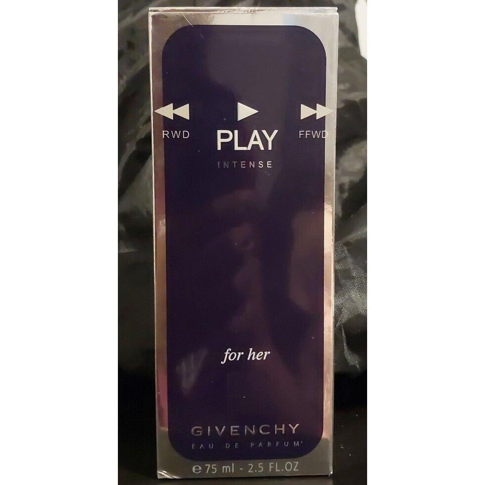 Givenchy Play For Her Intense 2.5oz/75mL Women`s Eau de Parfum Old