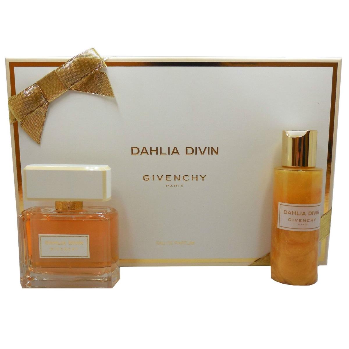 Givenchy Dahlia Divin 2 Piece Gift Set Eau DE Parfum Spray 75ML NIB-P146354