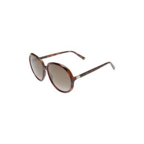 Givenchy 61mm Gradient Round Sunglasses in Havana/brown GV 7180/S