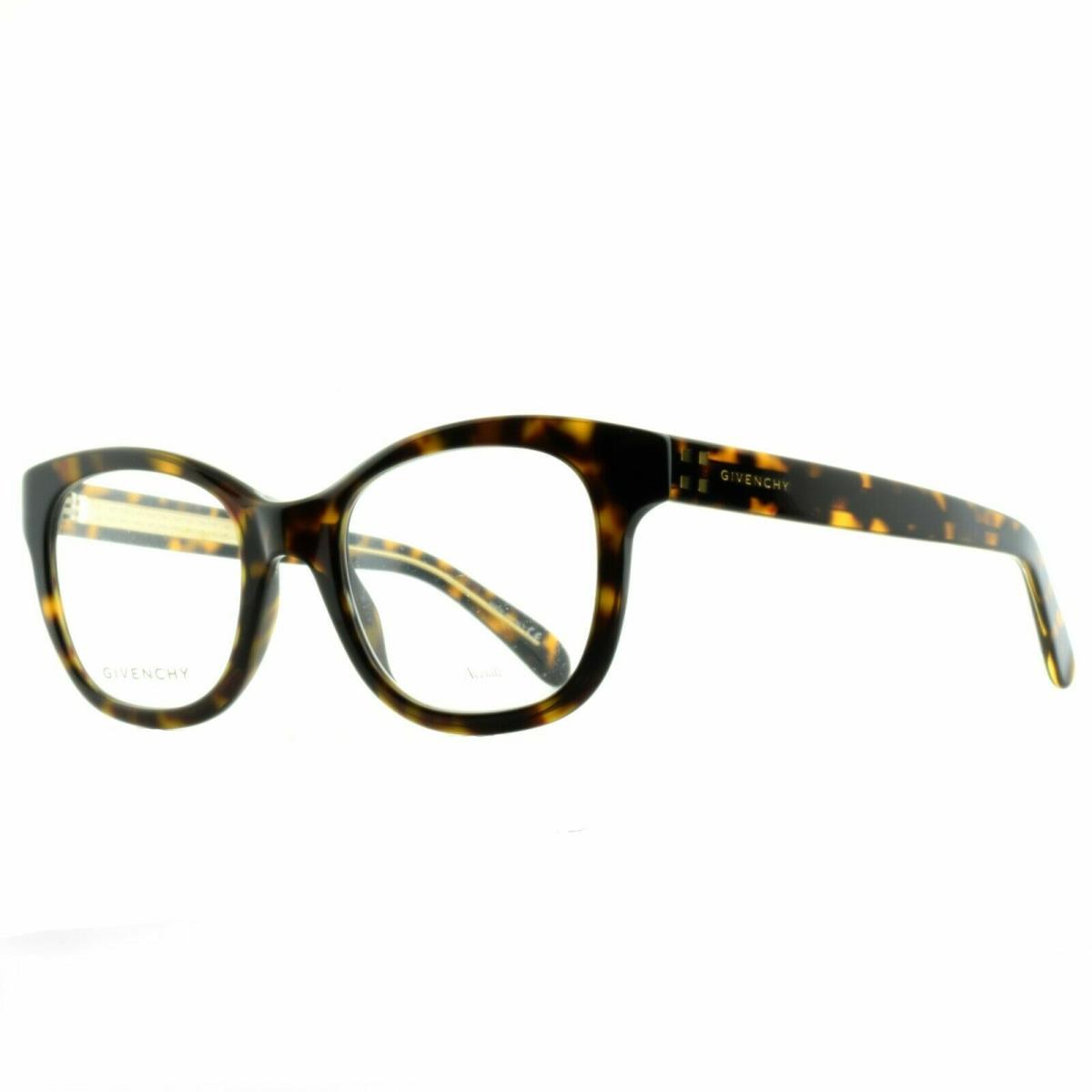 Givenchy GV 0089 086 Dark Havana Optical Rectangle Frames Eyeglasses