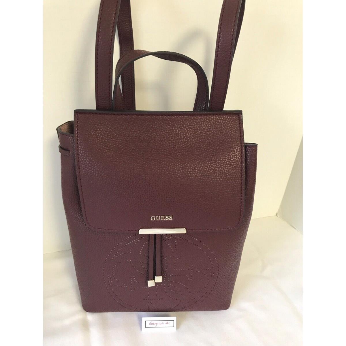 Guess Varsity Pop Merlot/rosewood Color Backpack