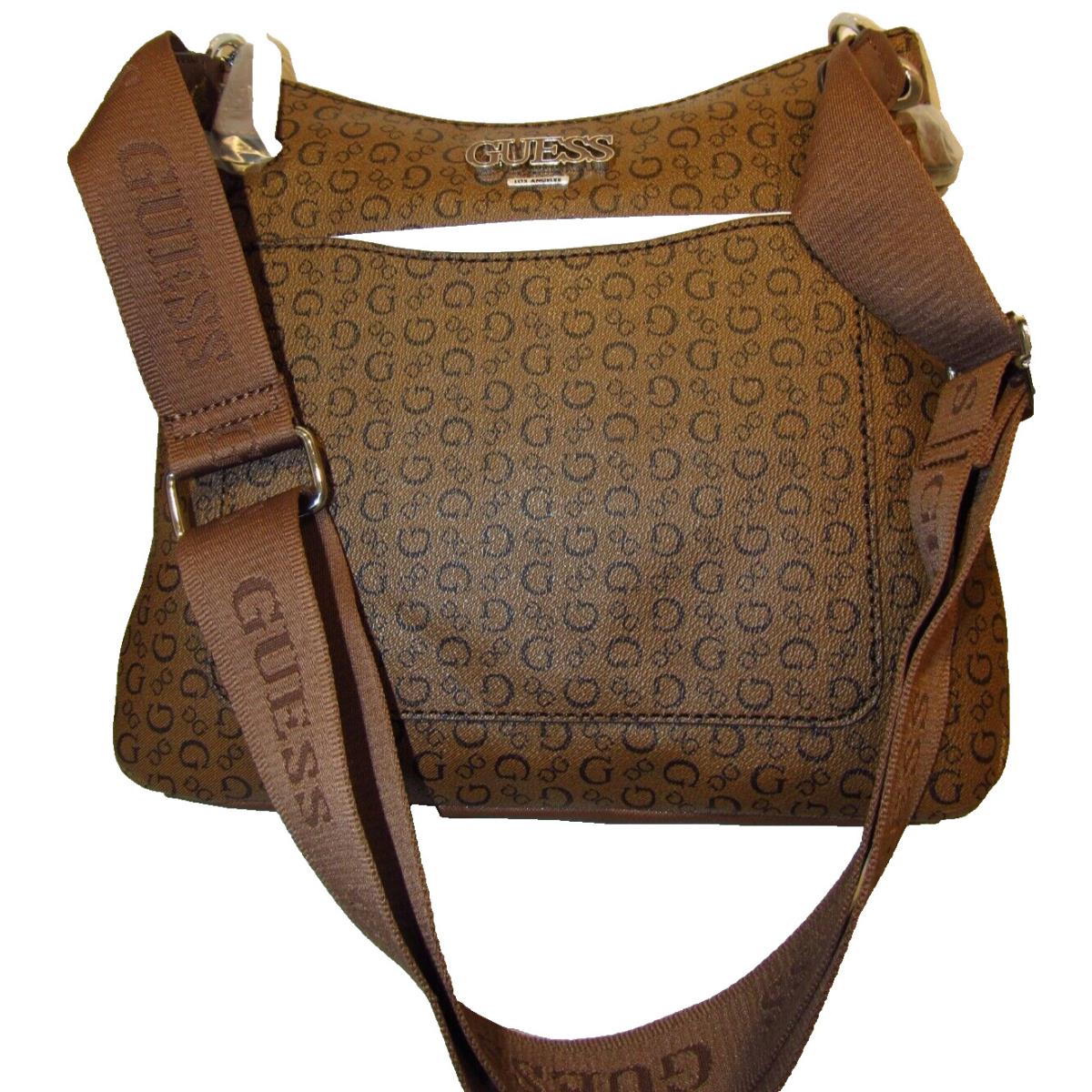 Guess Hollie Shoulder Bag in Cocoa Free US Shipping