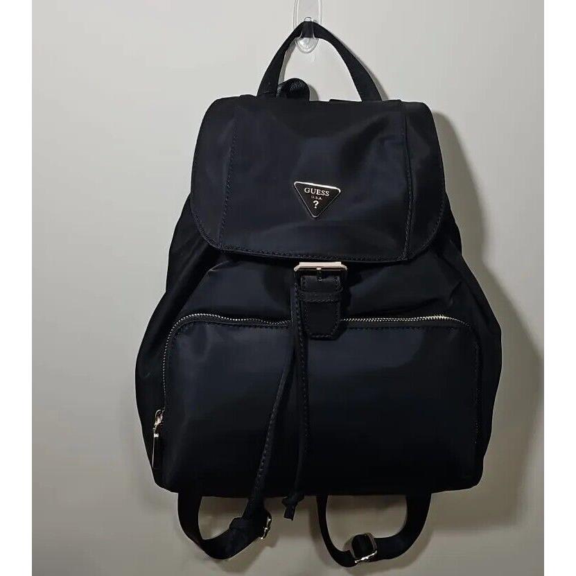 Guess Jaxi Large Black Backpack/ Purse