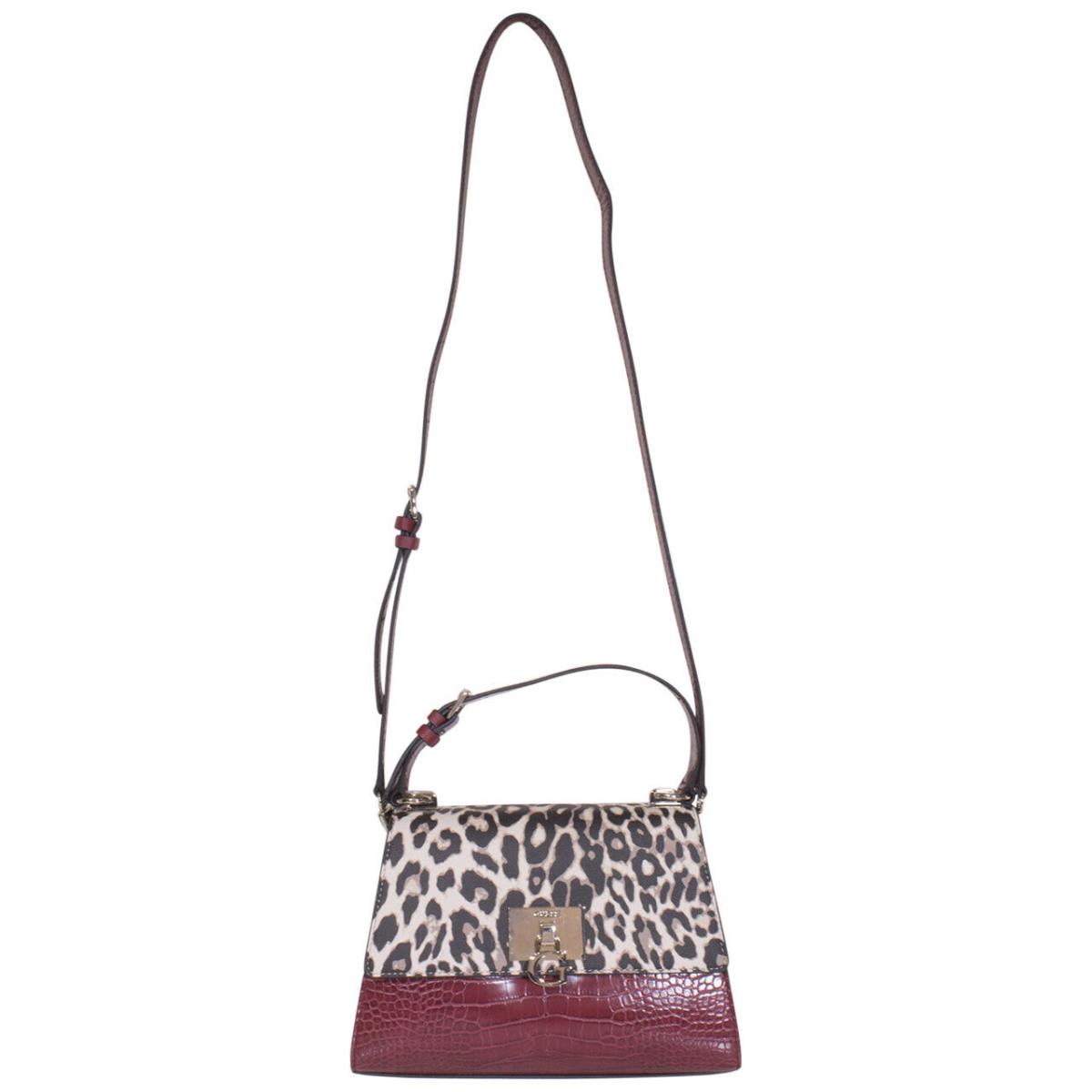 Guess Women`s Stephi Top Handle Handbag Merlot Multi