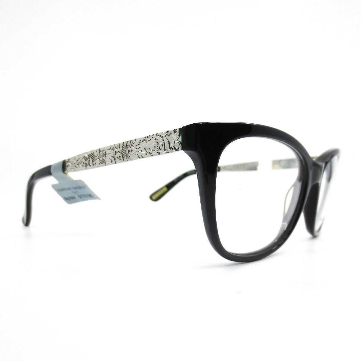 Marciano By Guess GM0268 001 Black Plastic Cat Eye Eyeglasses Frame 53-17-135