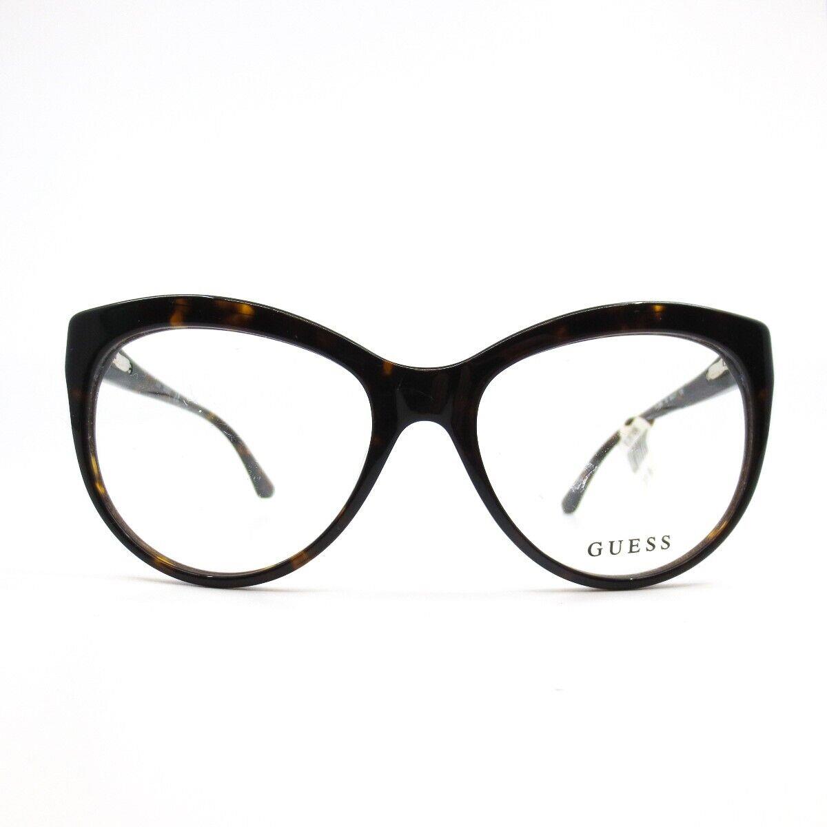 Guess Eyeglasses Frames GU 2464 TO Brown Tortoise Cat-eye 54-17-135