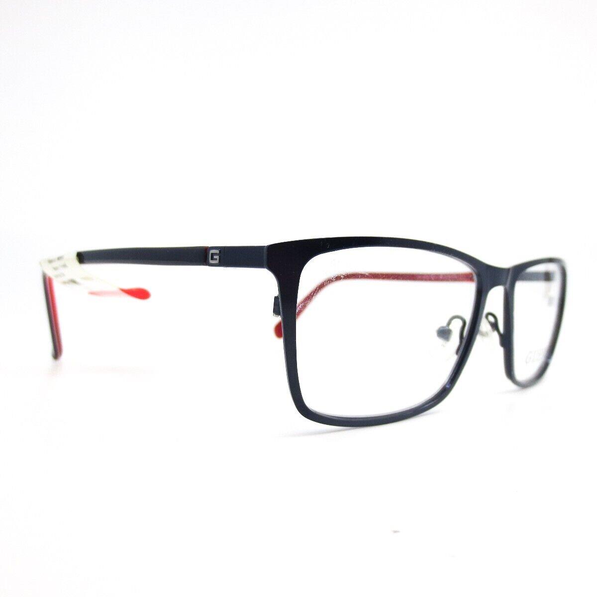 Guess GU1884 091 Matte Blue Red Metal Optical Eyeglasses Frame 53-16-145