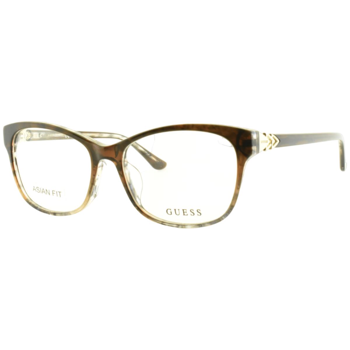 Guess GU 1878 001 Black Rectangle Full Rim Mens Optical Frames