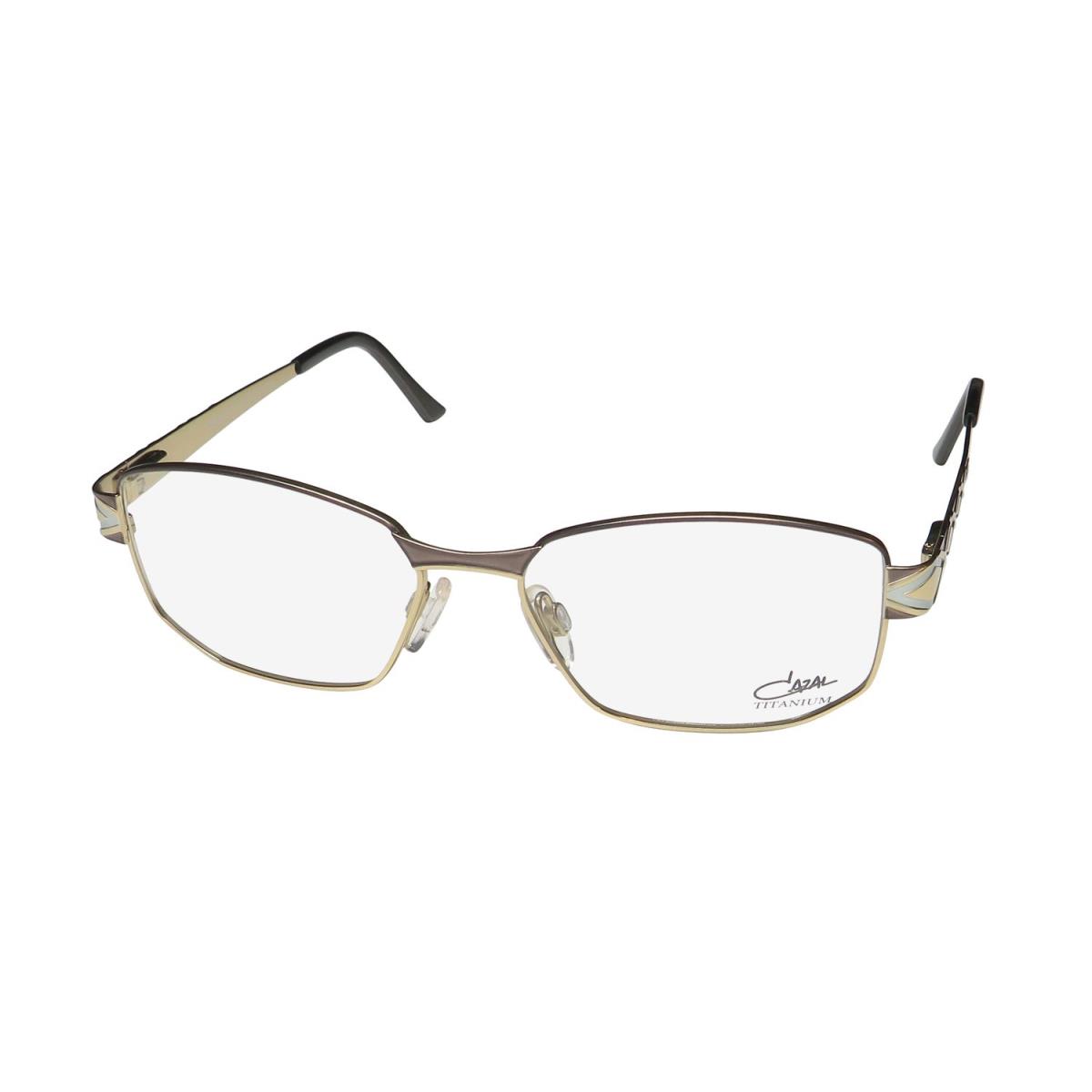 Cazal 1251 Titanium Imported From Germany Sophisticated Eyeglass Frame/eyewear Anthracite / Gold
