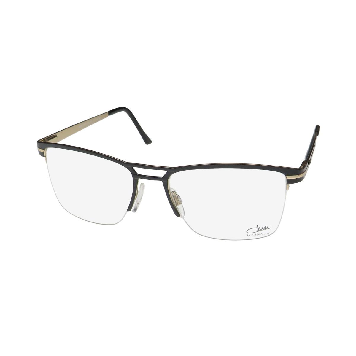 Cazal 7080 Titanium Metal Made IN Germany Contemporary Eyeglass Frame/glasses Black