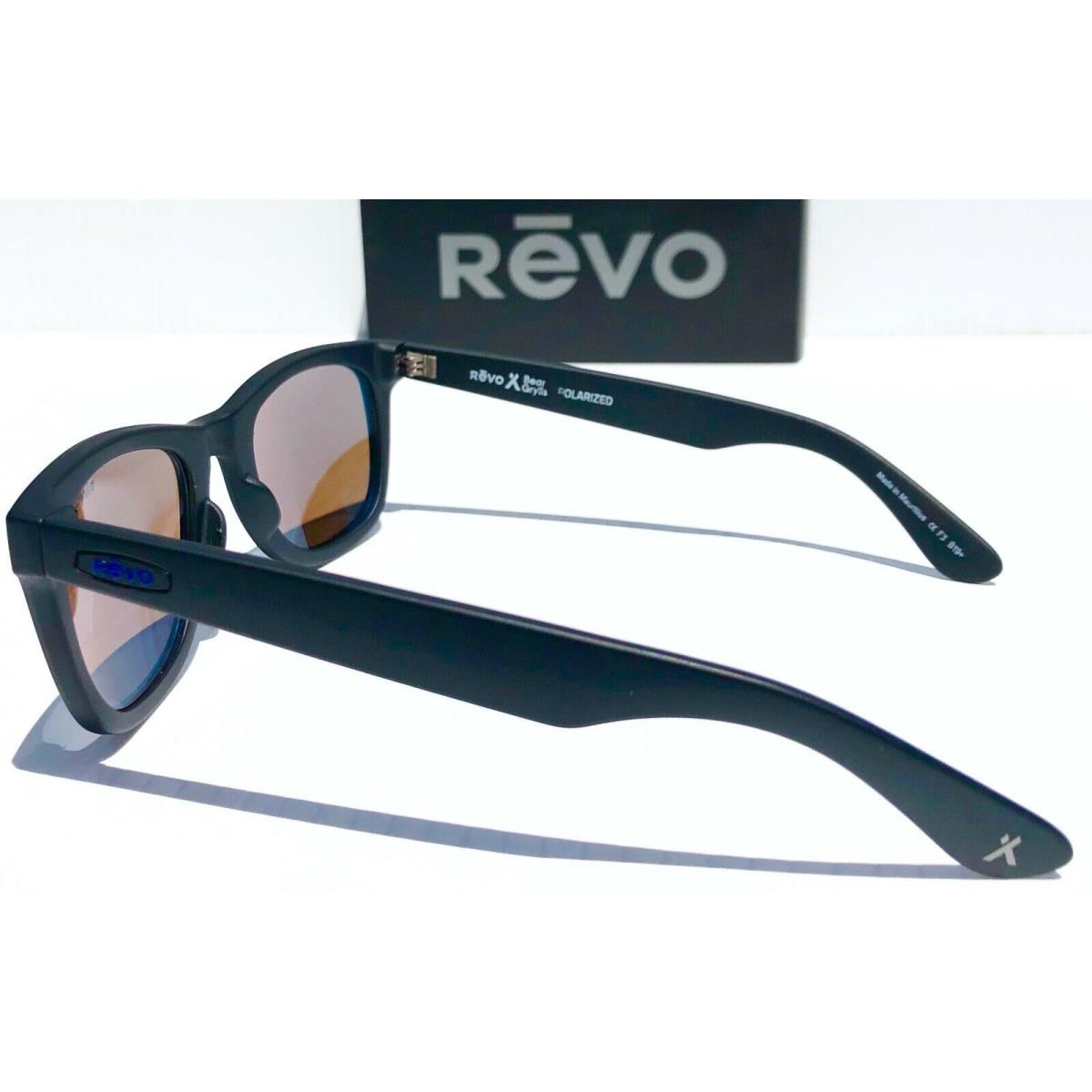 Revo Forge Bear Grylls Black Polarized Deep Water Blue Sunglass 1096 01 BL