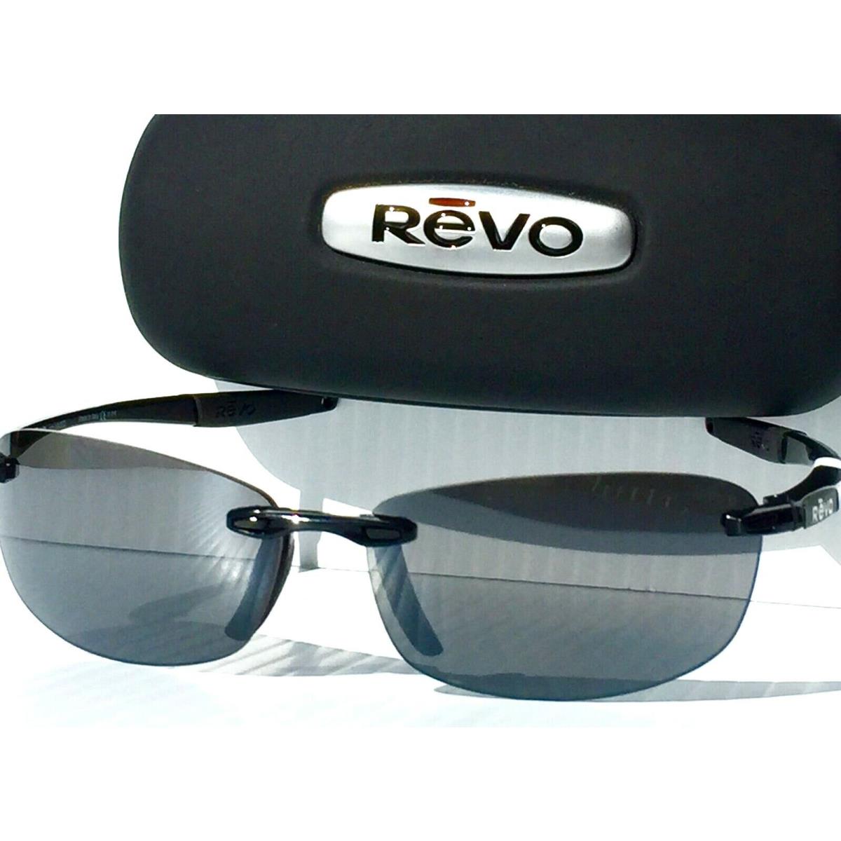 Revo Descend E Black Polished w Grey Polarized Lens Sunglass 4060 01 GY