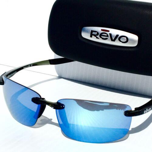 Revo Descend N Black w Blue Polarized Lens Sunglass 4059 01 BL