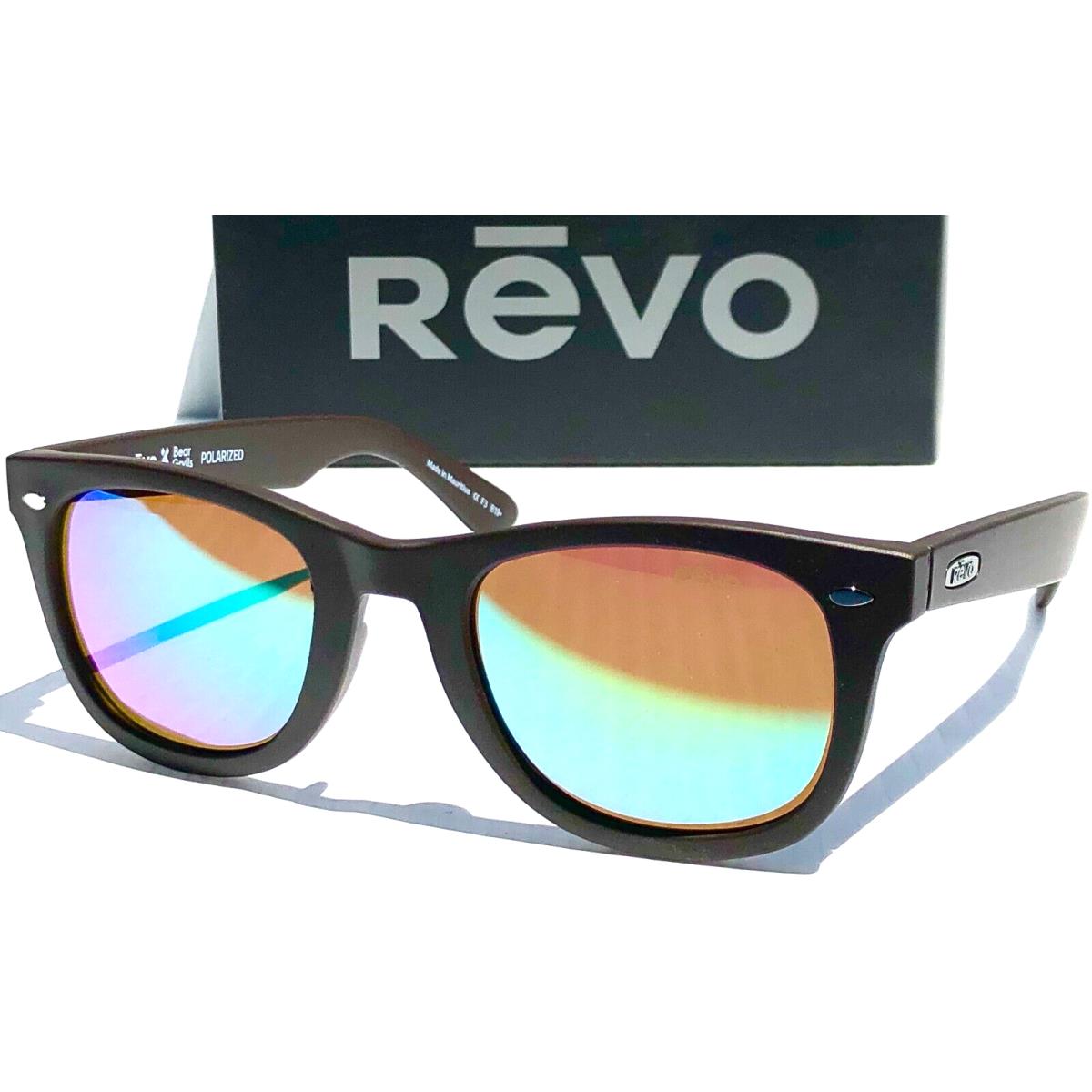 Revo Forge Bear Grylls Mattebrown Polarized Green Water Sunglass 1096 02 GN