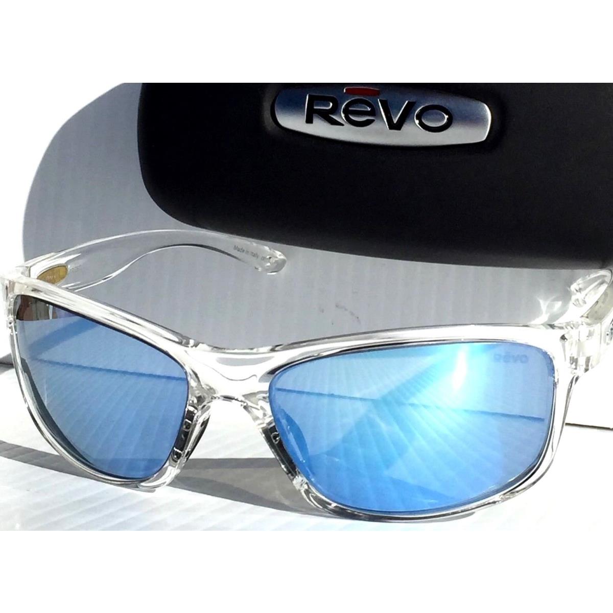 Revo Harness Clear w Polarized Blue Water Lens Sunglass RE 4071 09 BL