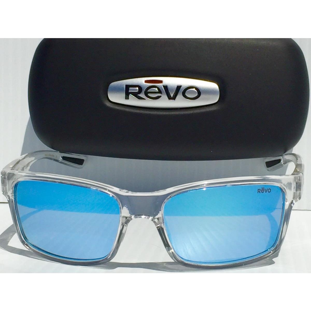 Revo Crawler Clear w Blue Polarized Lens Sunglass RE 1027 09 BL