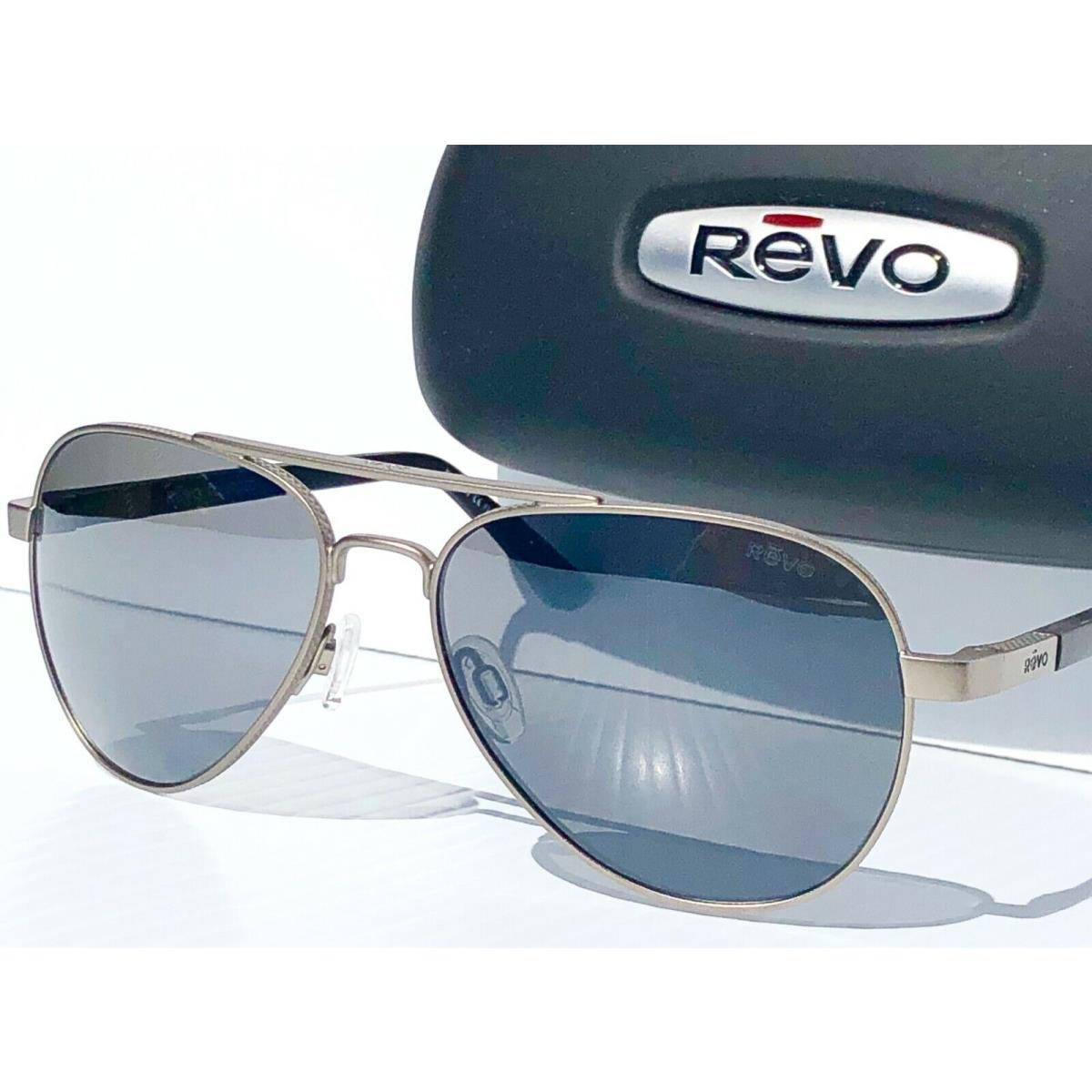 Revo Raconteur Aviator Gunmetal Polarized Grey Graphite Sunglass 1011 00 GY