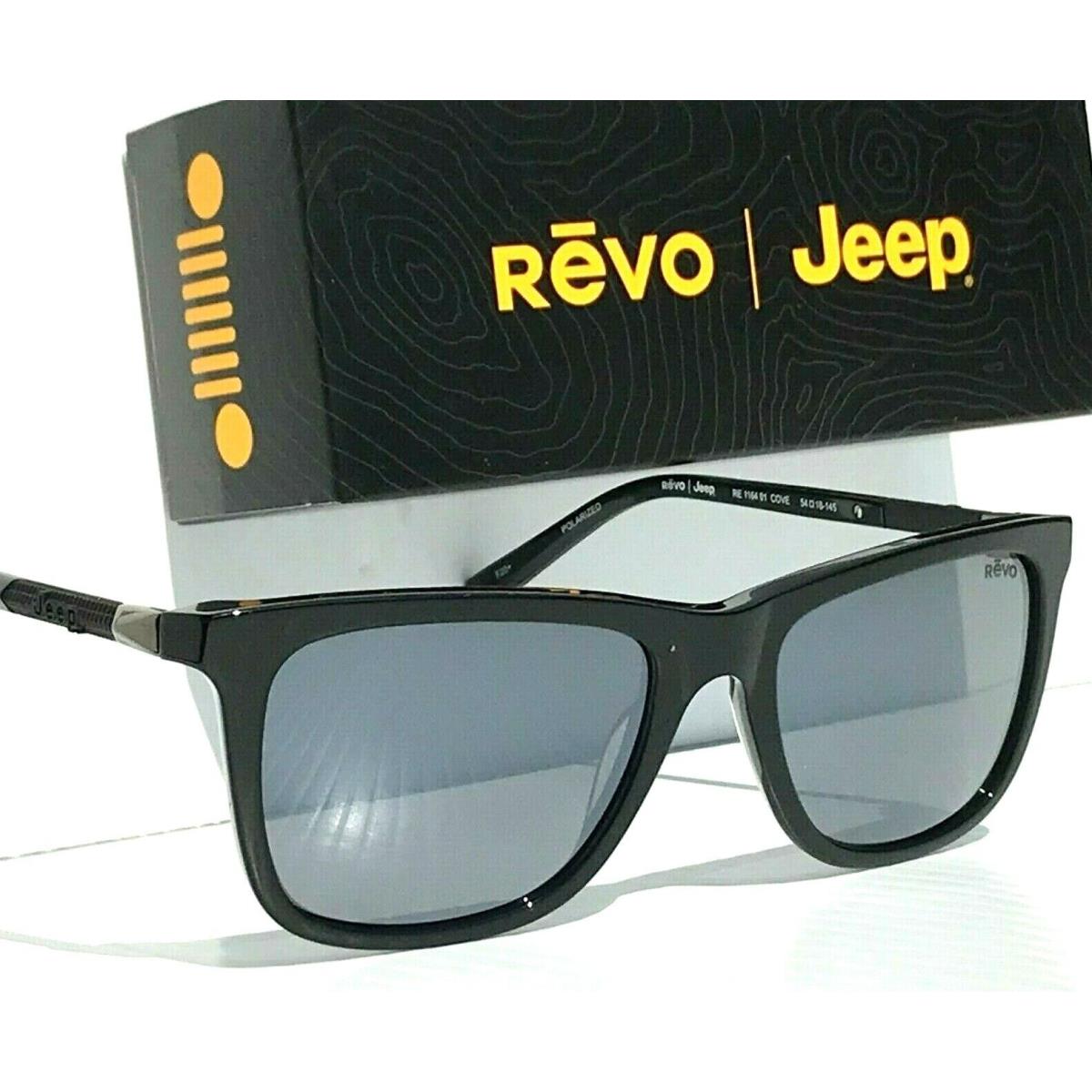 Revo Jeep Cove Black Polished Frame Polarized Graphite Grey Sunglass 1164 01 GY