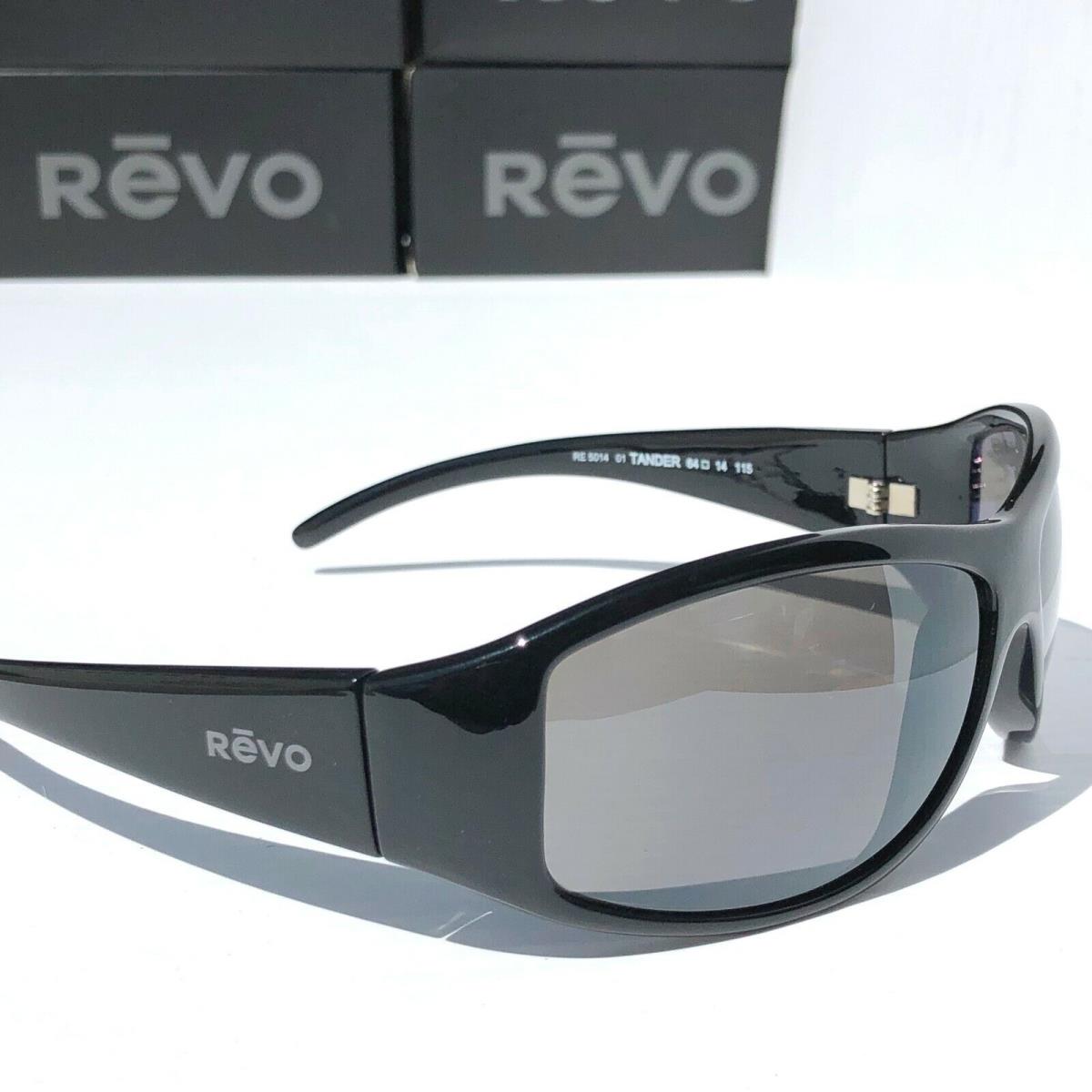 Revo Tander Black w Polarized Gray Graphite Sunglass 5014 01 GY