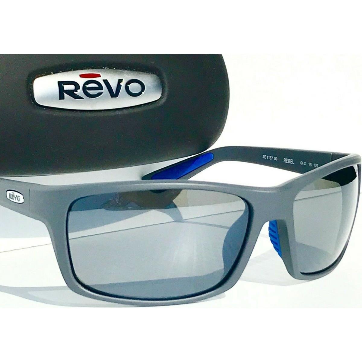 Revo Rebel Bear Grylls Matte Grey Polarized Grey Sunglass 1137 00 GY