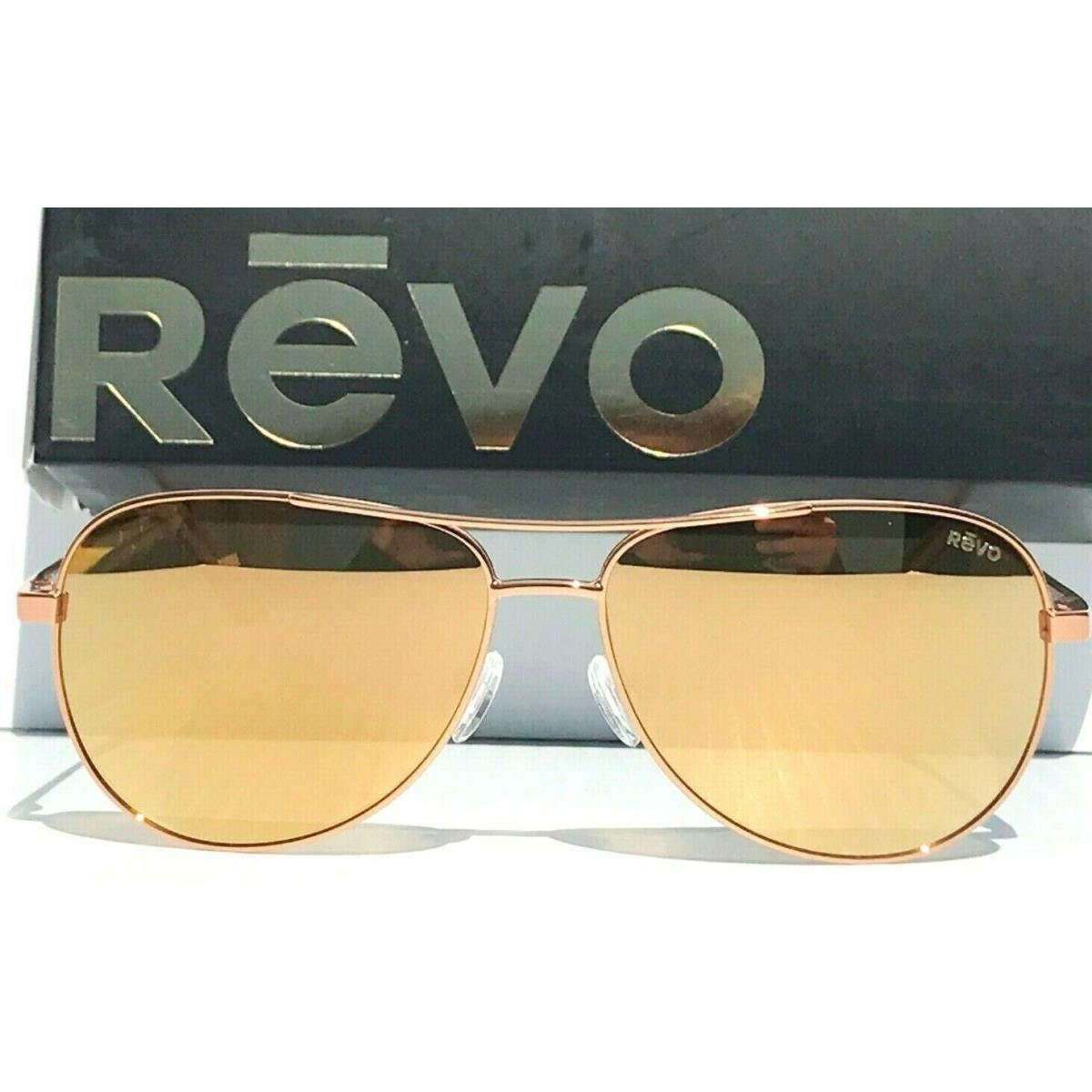 Revo Relay S Rose Gold w Polarized Champagne Lens Sunglass 1014 14 CH