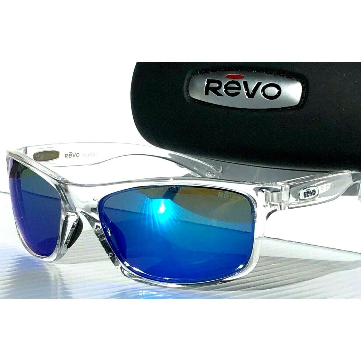 Revo Harness G Clear Crystal Polarized Glass Blue Lens Sunglass 1175 09 H2O