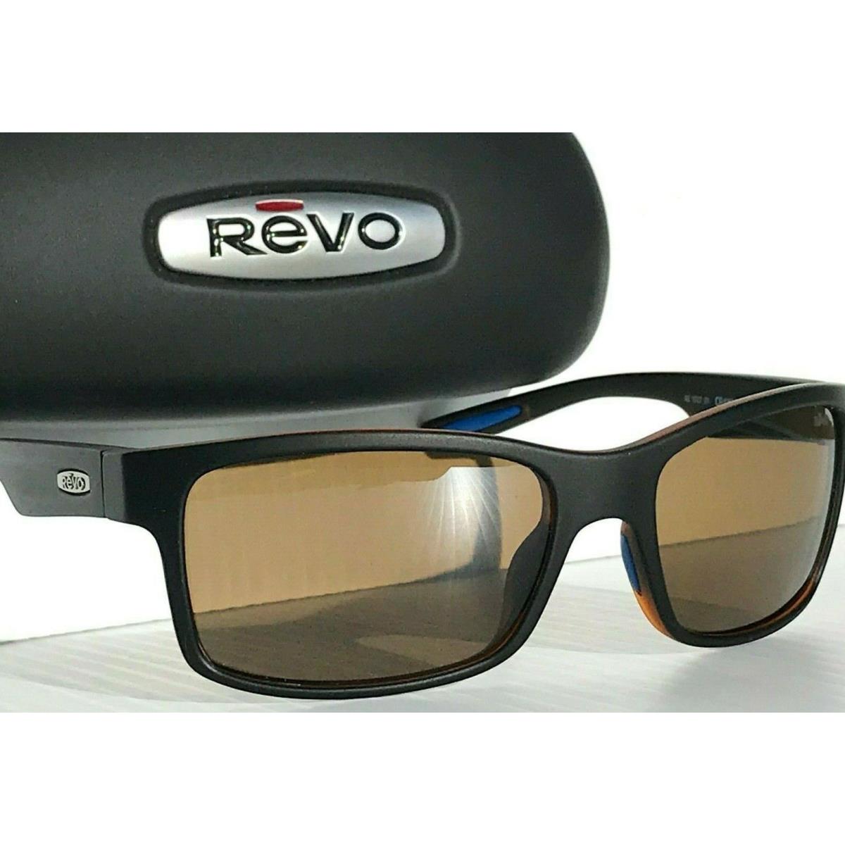 Revo Crawler Matte Black Tortoise Polarized Terra Len Sunglass 1027 01 BR