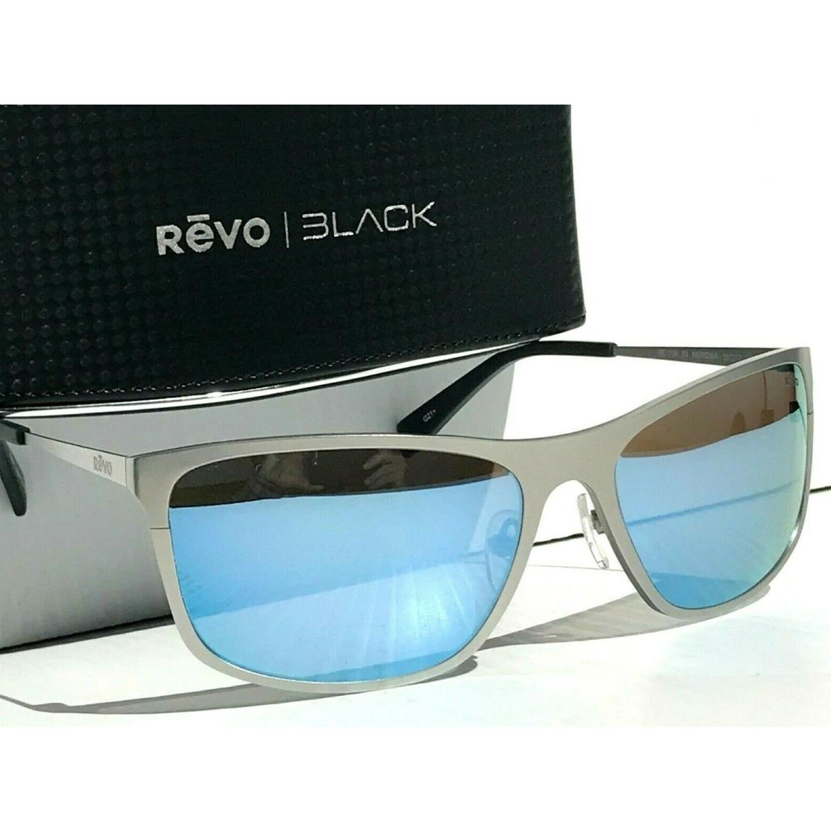 Revo Meridian Satin Chrome Polarized Blue Water Lens Sunglass 1194 03 BL