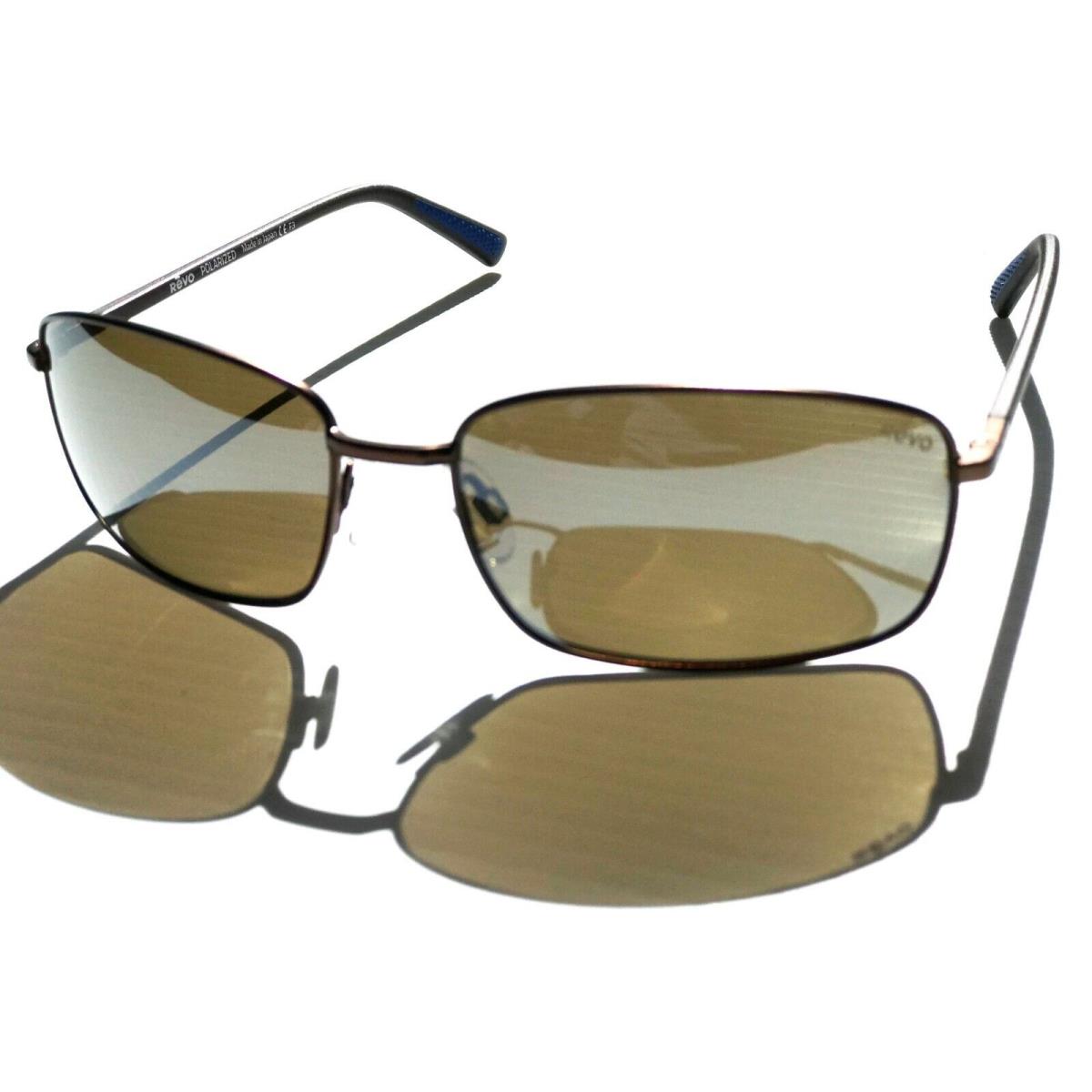 Revo Tate Brown Wire Alloy Polarized Brown Terra Sunglass 1079 02 BR