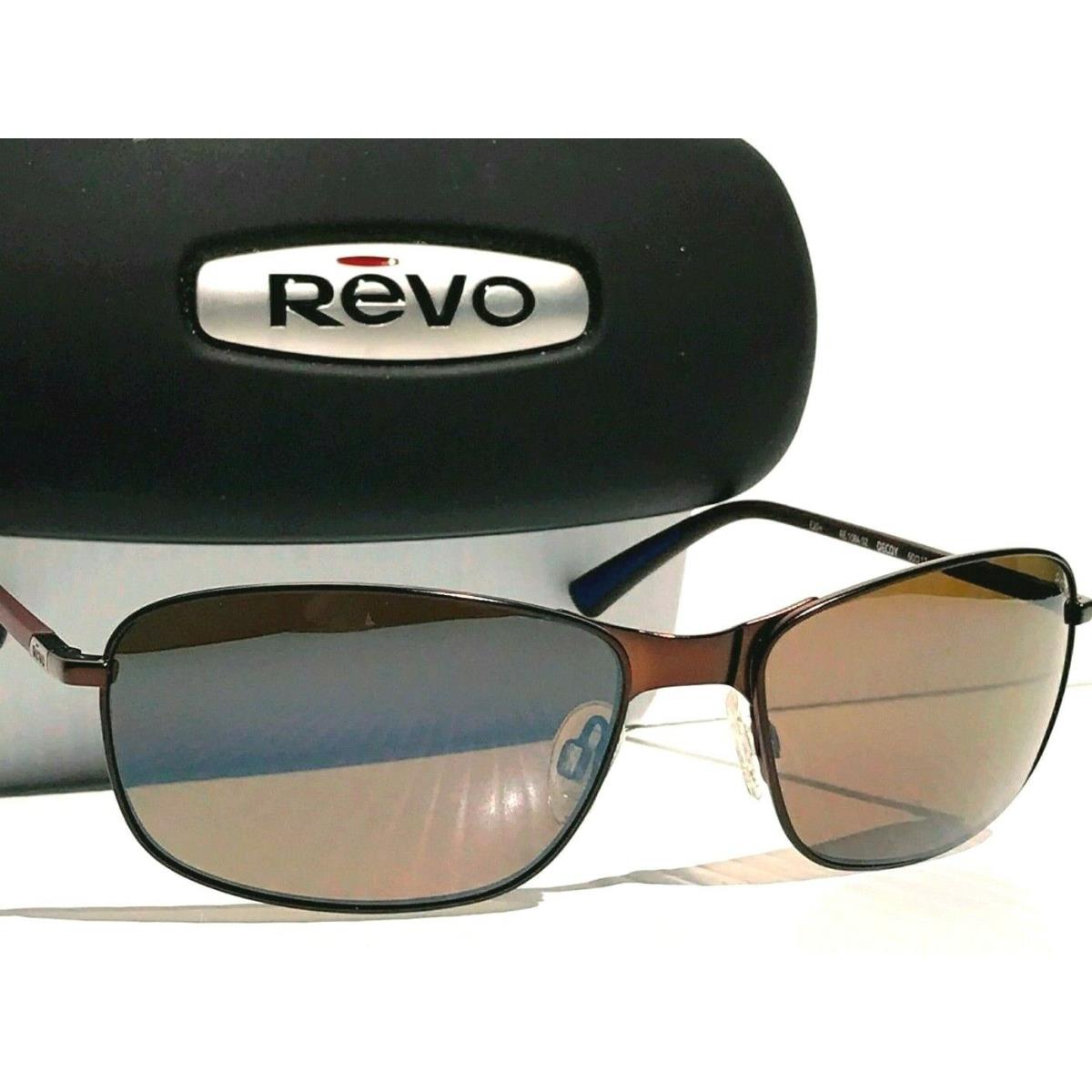 Revo Decoy Copper Frame w Polarized Brown Tierra Golf Sunglass 1084 02 BR