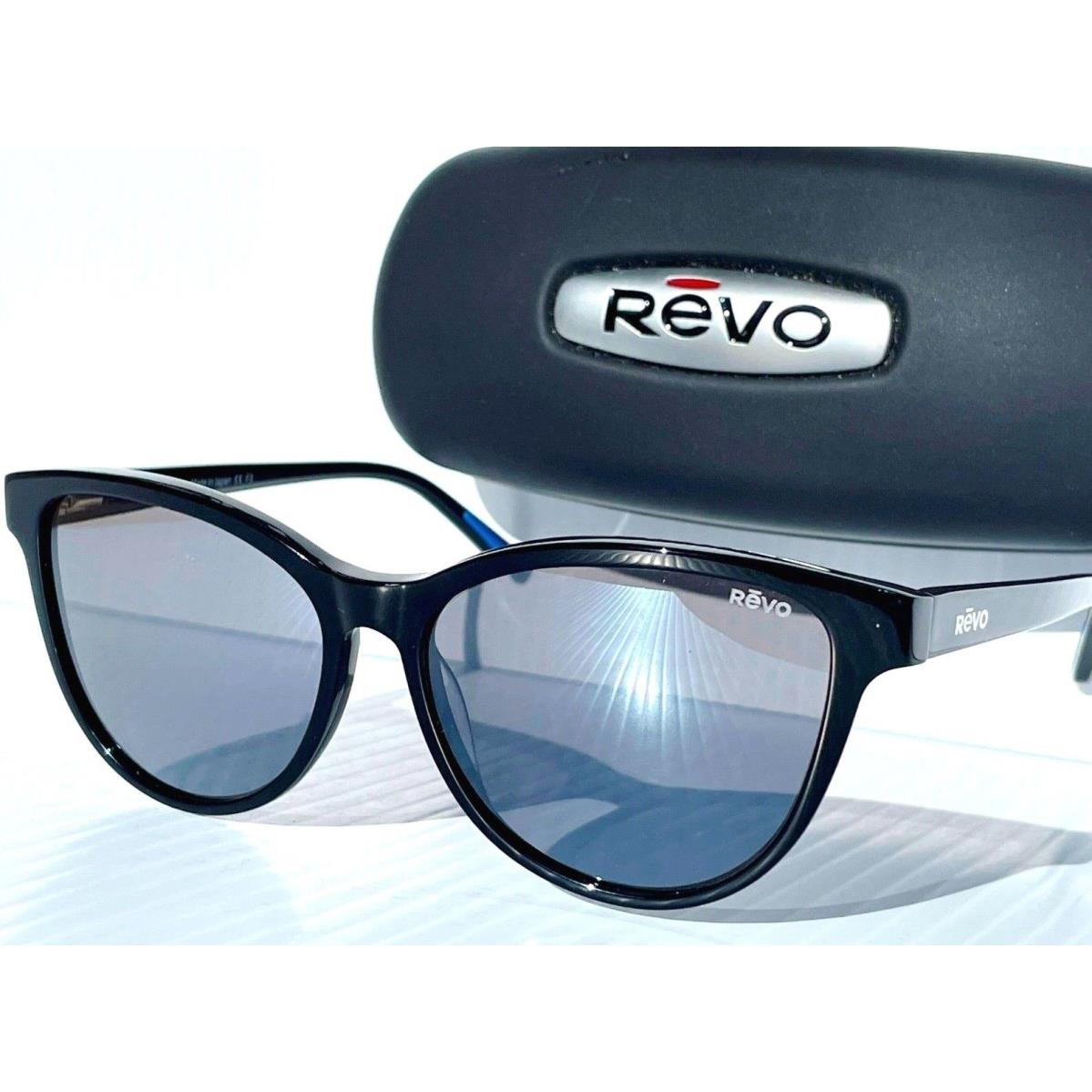 Revo Daphne S Petite Black Polarized Gray Lens Cat Eye Sunglass 1198 01 GY Eco