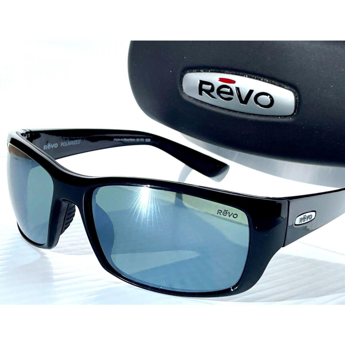 Revo Dexter Polished Black Polarized Gray Glass Sunglass 1127 01 SG50