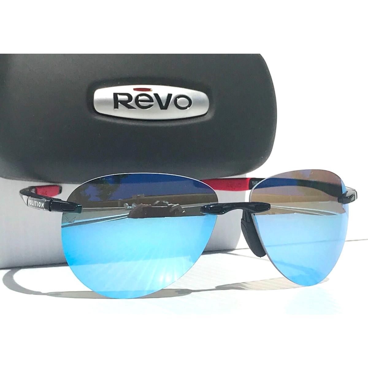 Revo Descend A Volition Black Polarized Blue Water Lens Sunglass 1169V 01 BL