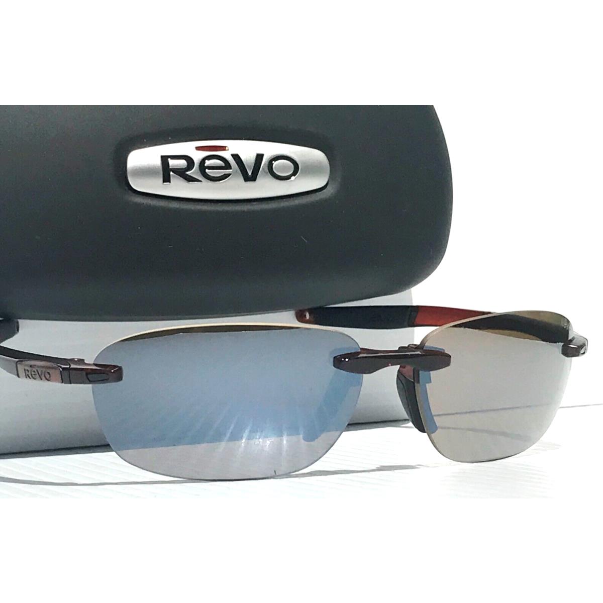 Revo Descend Fold Crystal Brown Polarized Brown Terra Lens Sunglass 1140 02 BR