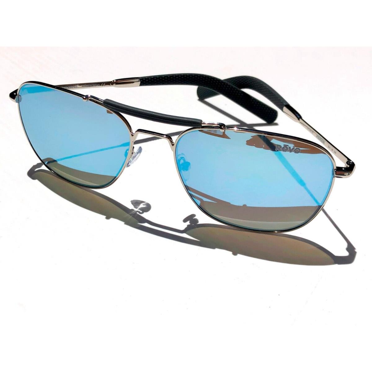 Revo Pierson Chrome Silver Polarized Blue Water Lens Sunglass 1067 03 BL