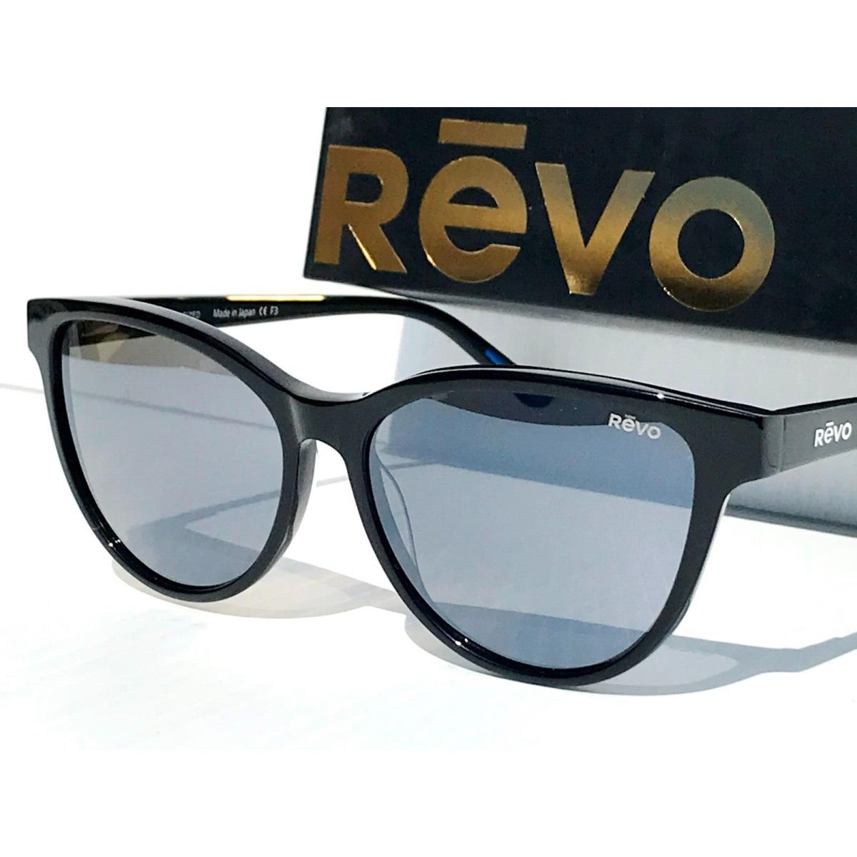 Revo Daphne S Black Polarized Gray Lens Cat Eye Sunglass 1101 01 GY